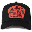 schwarze-und-orangefarbene-trucker-kappe-do-nothing-club-hft-dnc-sloth-von-djinns
