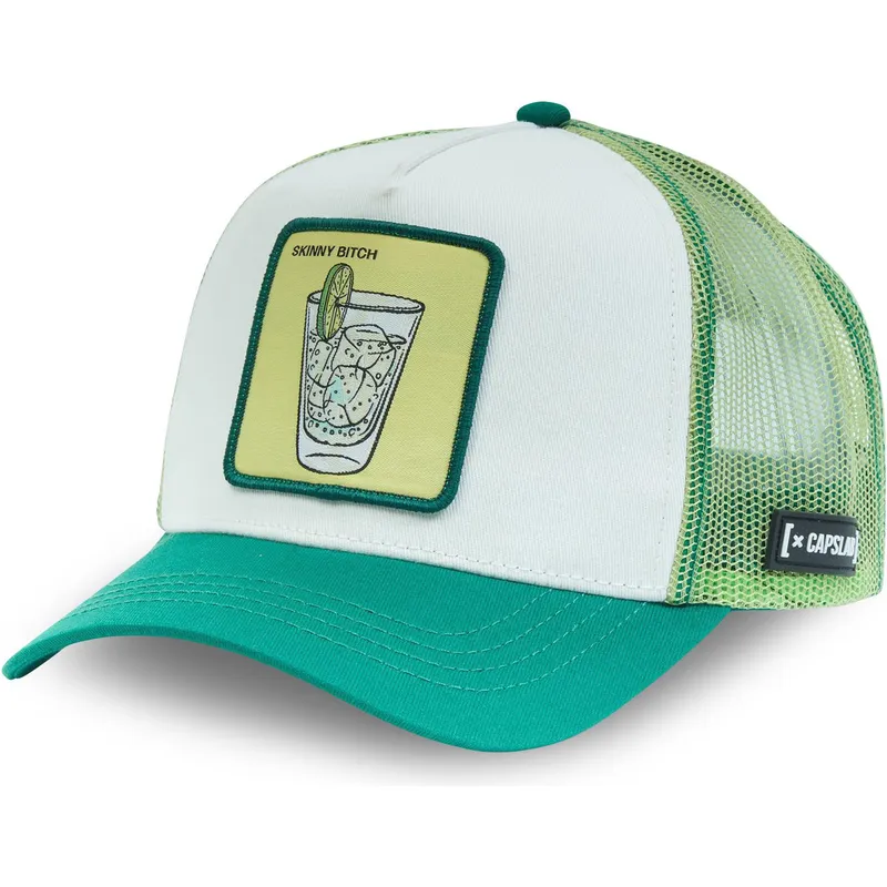 cepice-zaoblena-zelena-snapback-ski-skinny-bitch-koktejly-capslab