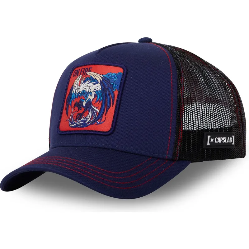 cepice-zaoblena-namornicka-modra-snapback-on-fire-ph2-fenix-mytologicka-stvoreni-capslab