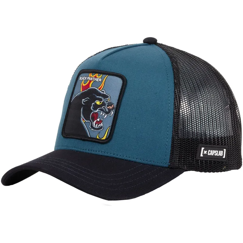 cepice-zaoblena-namornicka-modra-snapback-black-panther-pan-panter-mytologicka-stvoreni-capslab