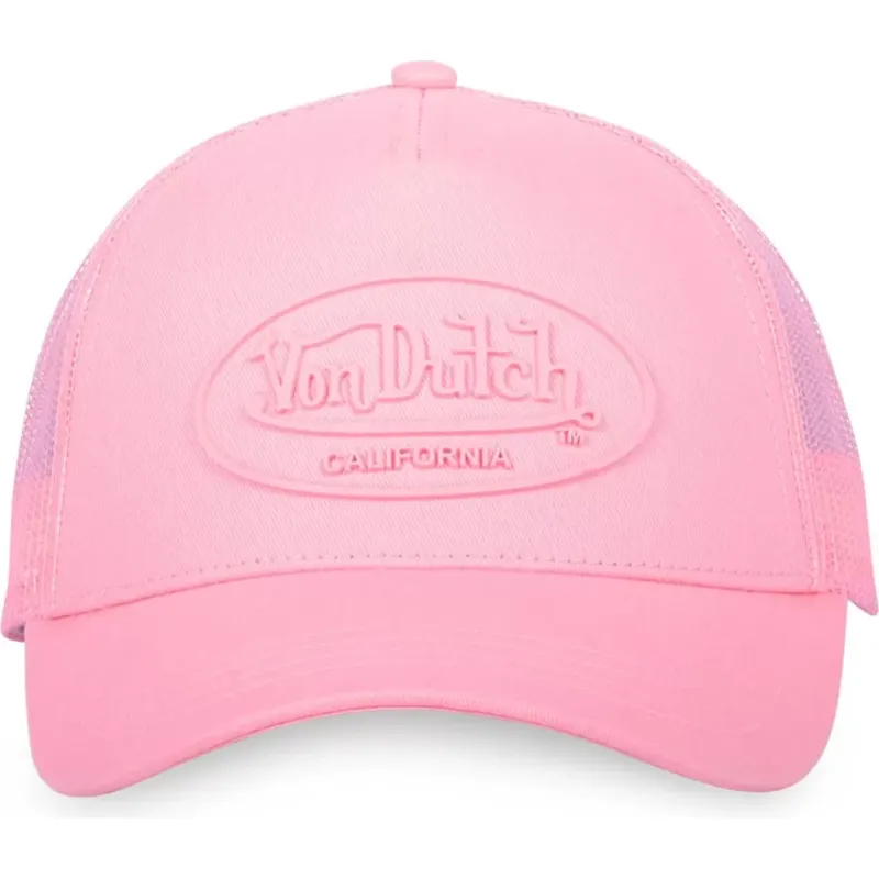 gorra-trucker-rosa-log03-de-von-dutch