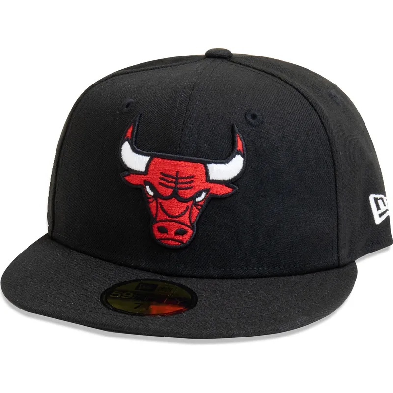 schwarze-59fifty-essential-chicago-bulls-nba-fitted-cap-von-new-era