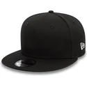 new-era-9fifty-snapback-cap-aus-baumwolle-in-schwarz