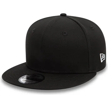 Schwarze Snapback-Flatcap 9FIFTY Cotton von New Era