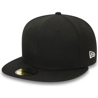 Svart justerbar flat keps 59FIFTY Essential från New Era