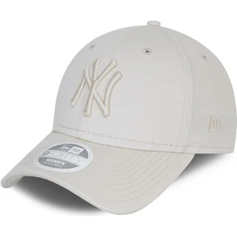 Čepice zaoblená šedá nastavitelný pásek 9FORTY Tonal New York Yankees MLB New Era