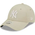 bojd-beige-justerbar-keps-for-dam-9forty-league-essential-fran-new-york-yankees-mlb-av-new-era