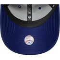 los-angeles-dodgers-mlb-new-era-9forty-diamond-era-essential-verstellbare-blaue-kappe-mit-gebogenem-schirm