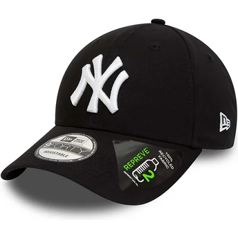 Čepice zaoblená černá nastavitelný 9FORTY REPREVE League Essential New York Yankees MLB New Era