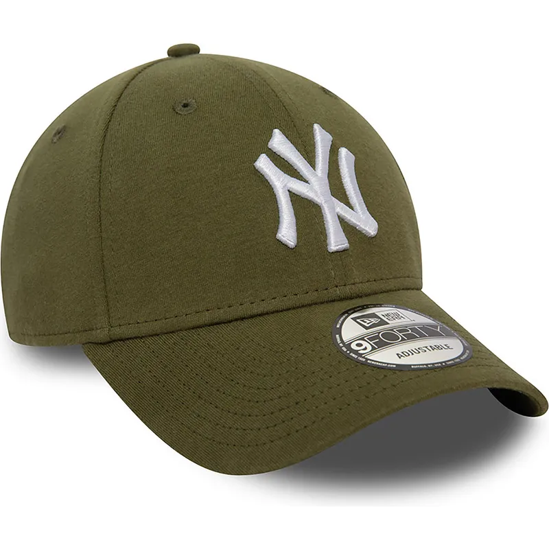 cepice-zaoblena-zelena-nastavitelny-9forty-jersey-essential-new-york-yankees-mlb-new-era
