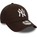 morkbrun-justerbar-9forty-league-essential-bojd-keps-new-york-yankees-mlb-fran-new-era