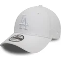 cepice-zaoblena-bila-nastavitelny-pasek-9forty-league-essential-los-angeles-dodgers-mlb-new-era