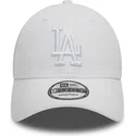 cepice-zaoblena-bila-nastavitelny-pasek-9forty-league-essential-los-angeles-dodgers-mlb-new-era