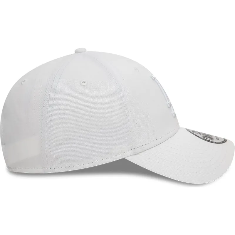 cepice-zaoblena-bila-nastavitelny-pasek-9forty-league-essential-los-angeles-dodgers-mlb-new-era