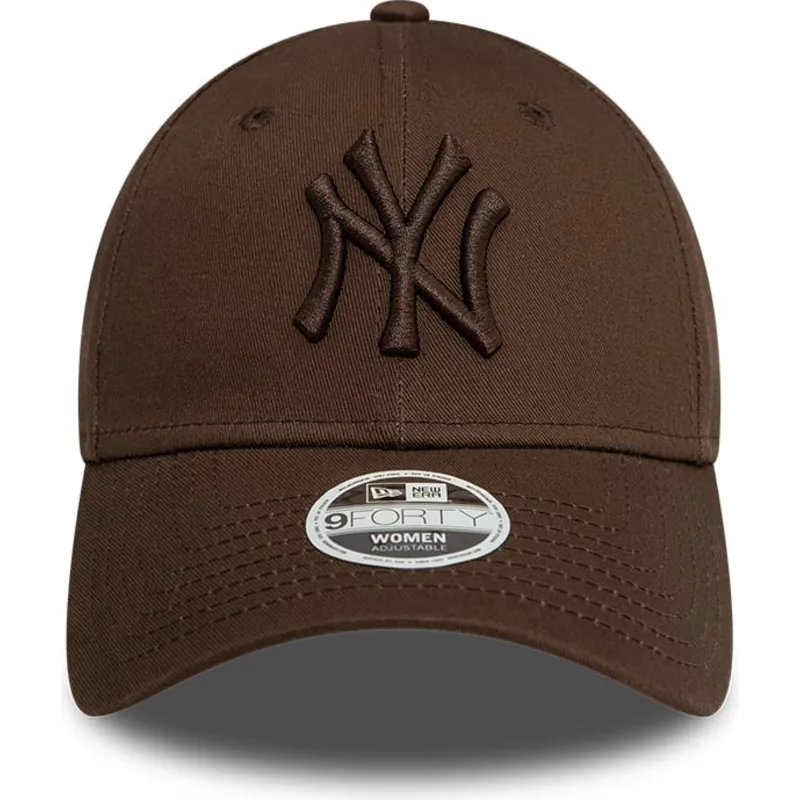 cepice-zaoblena-hneda-nastavitelny-9forty-league-essential-new-york-yankees-mlb-new-era