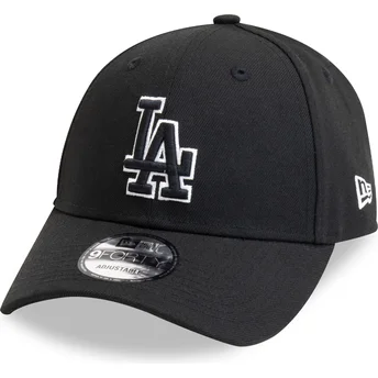 Cap zaoblená black adjustable strap 9FORTY Pop Outline Los Angeles Dodgers MLB New Era