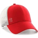 rote-trucker-kappe-der-new-york-yankees-mlb-suspense-von-47-brand