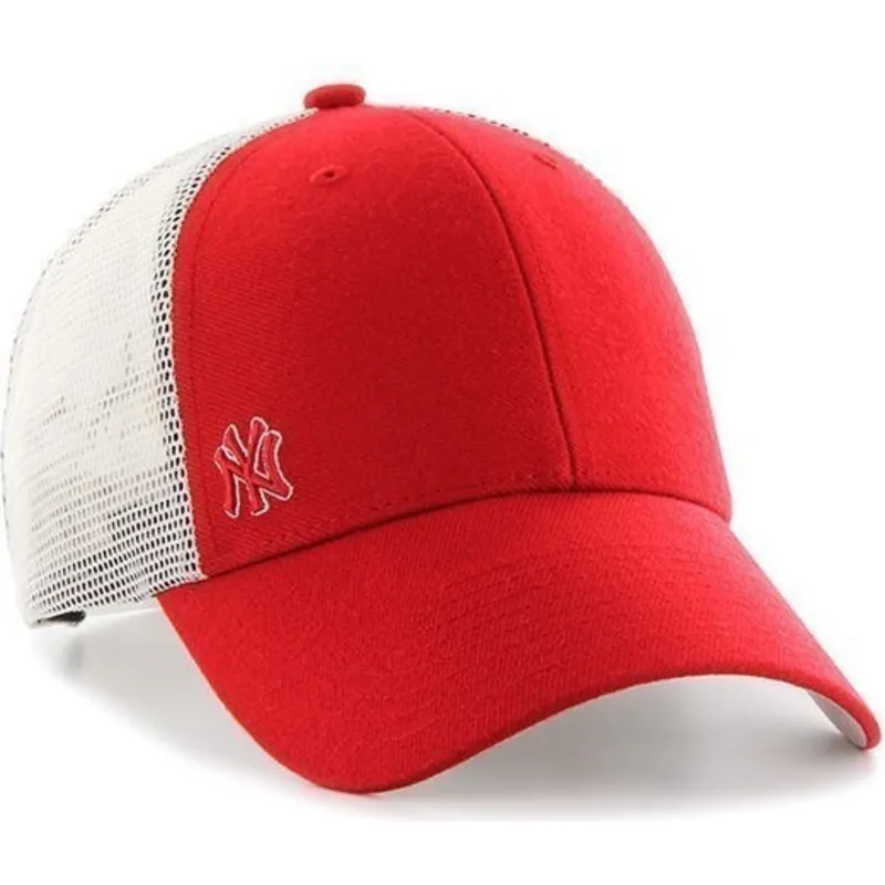 cepice-zaoblena-cervena-snapback-new-york-yankees-mlb-47-brand