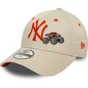 cepice-zaoblena-bezova-nastavitelny-pro-deti-9forty-graphic-monster-truck-new-york-yankees-mlb-new-era