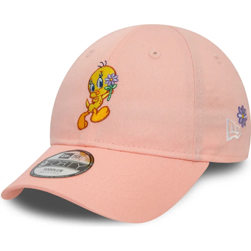 cepice-zaoblena-ruzova-nastavitelny-pro-deti-9forty-piolin-looney-tunes-new-era