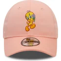 verstellbare-rosa-kinderkappe-9forty-tweety-looney-tunes-von-new-era