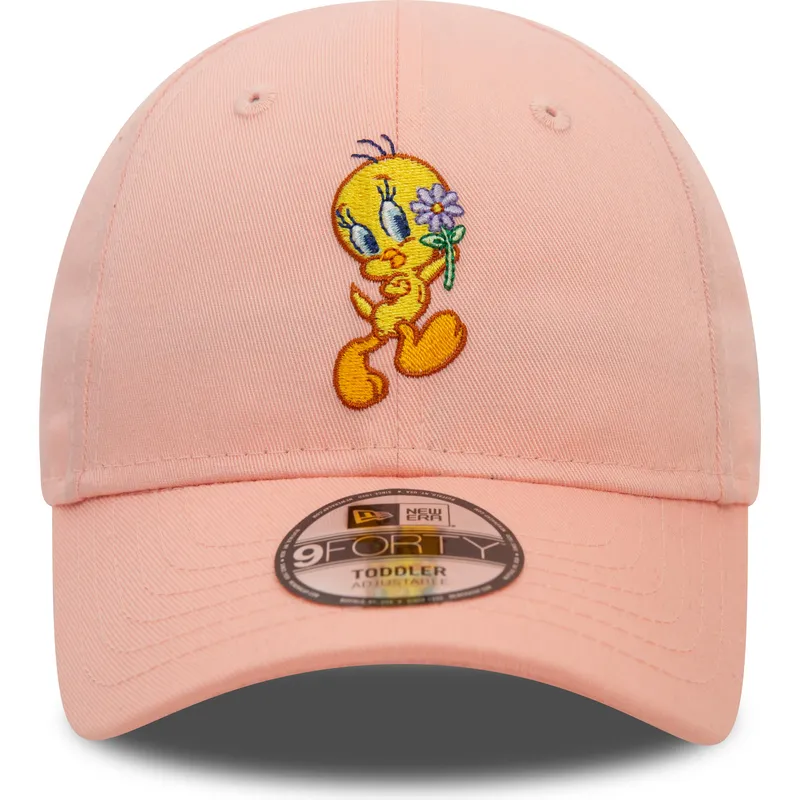 cepice-zaoblena-ruzova-nastavitelny-pro-deti-9forty-piolin-looney-tunes-new-era