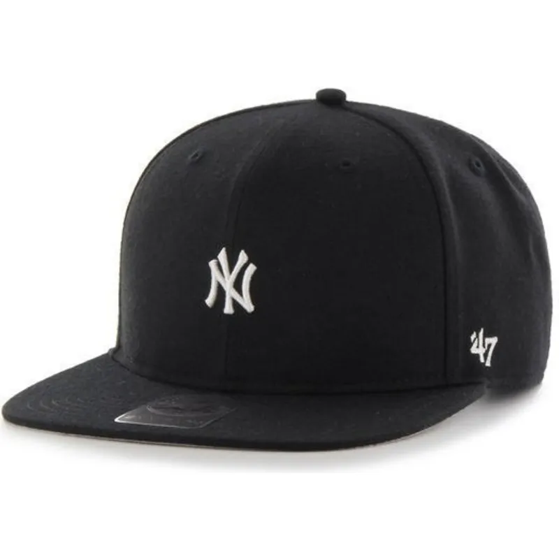 cepice-rovna-cerna-snapback-new-york-yankees-mlb-47-brand