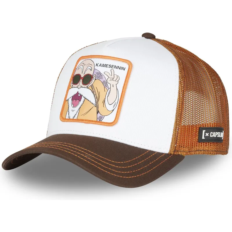 cap-zaoblena-brown-snapback-master-roshi-dragon-ball-capslab cap-zaoblena-brown-snapback-master-roshi-dragon-ball-capslab