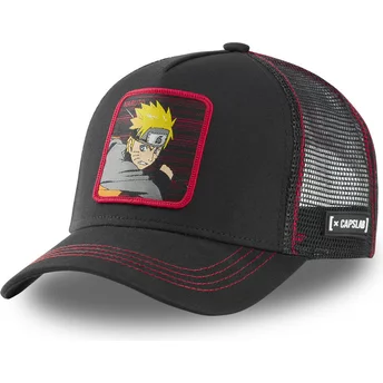 Capslab Youth Naruto Uzumaki KID_NAR2 Black Trucker Hat