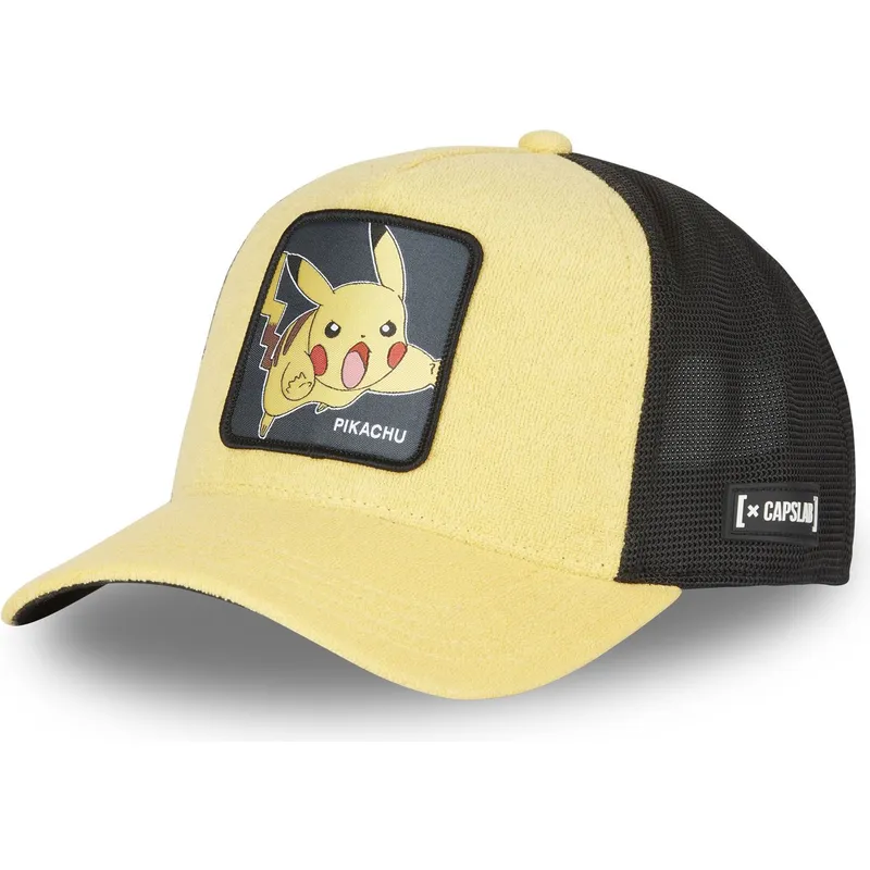 cepice-zaoblena-zluta-snapback-pik1-ct-pikachu-pokemon-capslab