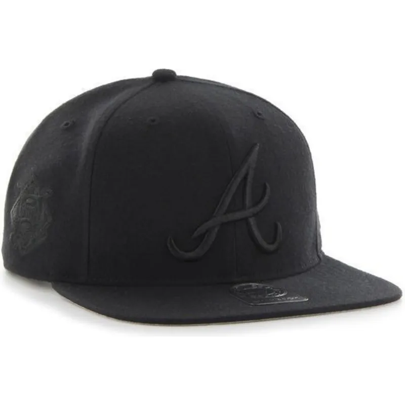 cepice-rovna-cerna-snapback-atlanta-braves-mlb-47-brand