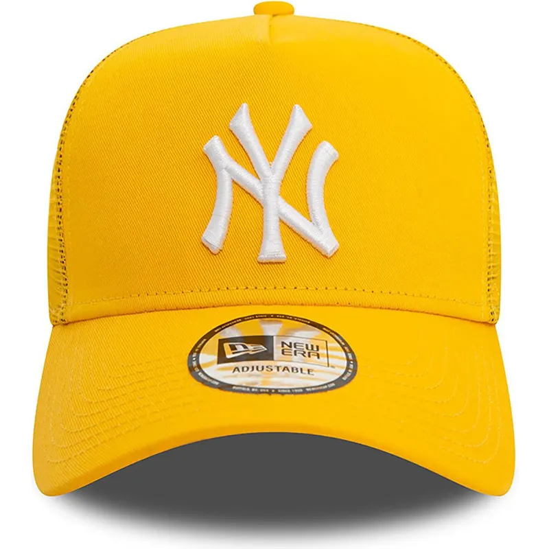 cepice-zaoblena-zluta-snapback-a-frame-league-essential-new-york-yankees-mlb-new-era