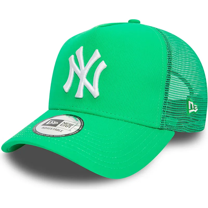 cepice-zaoblena-zelena-snapback-a-frame-league-essential-new-york-yankees-mlb-new-era