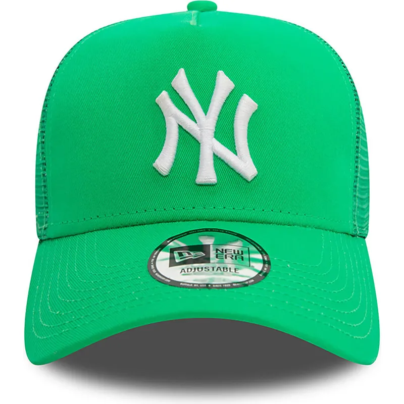 cepice-zaoblena-zelena-snapback-a-frame-league-essential-new-york-yankees-mlb-new-era