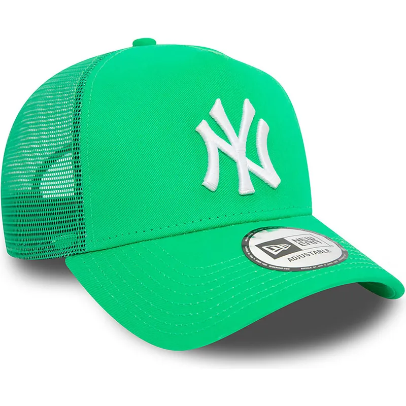 cepice-zaoblena-zelena-snapback-a-frame-league-essential-new-york-yankees-mlb-new-era