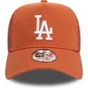 cepice-zaoblena-hneda-snapback-a-frame-league-essential-los-angeles-dodgers-mlb-new-era