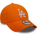 cepice-zaoblena-oranzova-nastavitelny-9forty-league-essential-los-angeles-dodgers-mlb-new-era