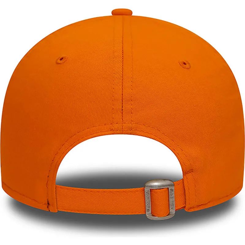 cepice-zaoblena-oranzova-nastavitelny-9forty-league-essential-los-angeles-dodgers-mlb-new-era
