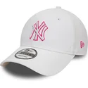 cepice-zaoblena-bila-nastavitelny-rosa-9forty-team-outline-new-york-yankees-mlb-new-era