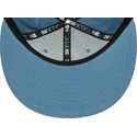 new-era-59fifty-league-essential-new-york-yankees-mlb-blaue-angepasste-flache-kappe-mit-blauem-logo