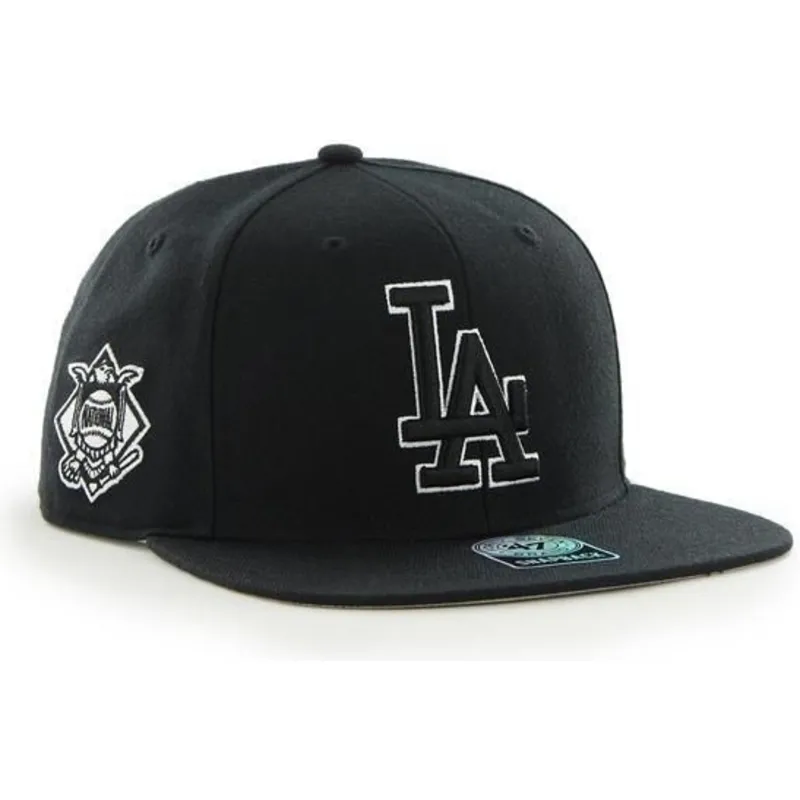 cepice-rovna-cerna-snapback-los-angeles-dodgers-mlb-47-brand