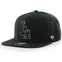 cepice-rovna-cerna-snapback-los-angeles-dodgers-mlb-47-brand