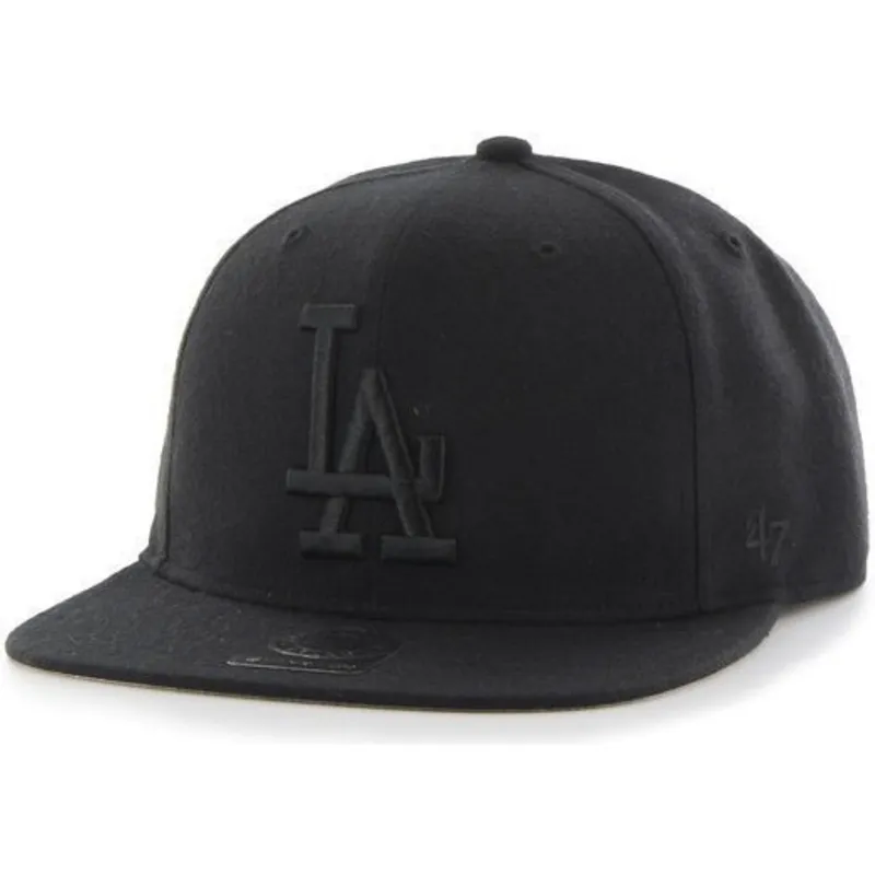 cepice-rovna-cerna-snapback-los-angeles-dodgers-mlb-47-brand