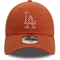 cepice-zaoblena-hneda-nastavitelny-9forty-seasonal-infill-los-angeles-dodgers-mlb-new-era