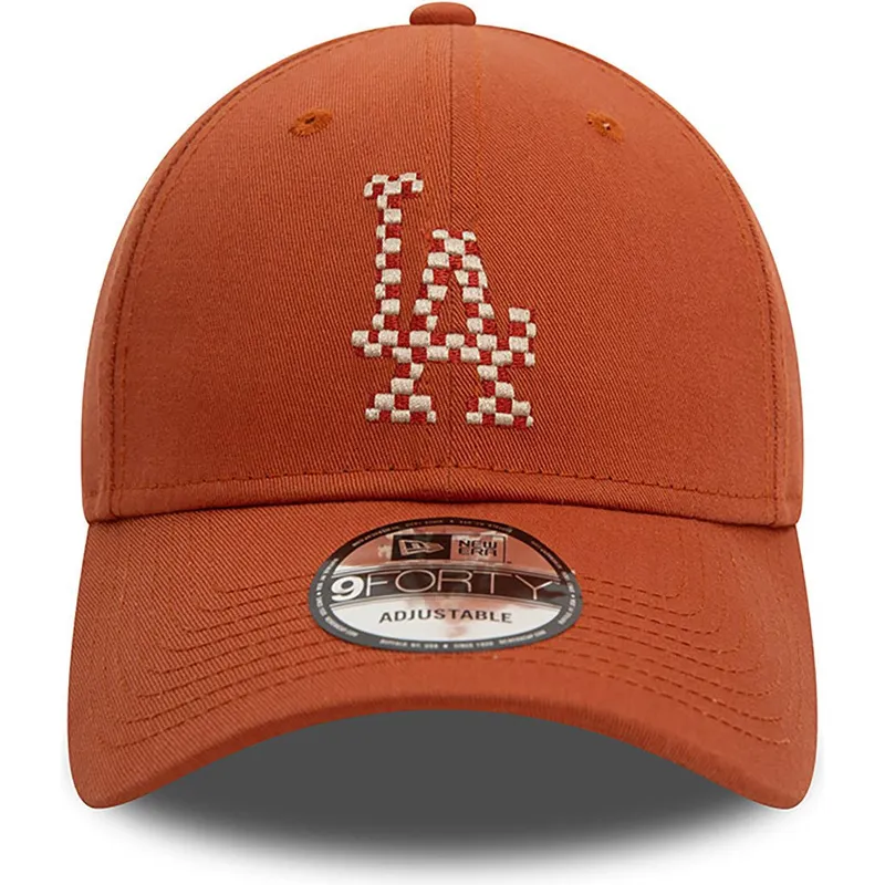 cepice-zaoblena-hneda-nastavitelny-9forty-seasonal-infill-los-angeles-dodgers-mlb-new-era