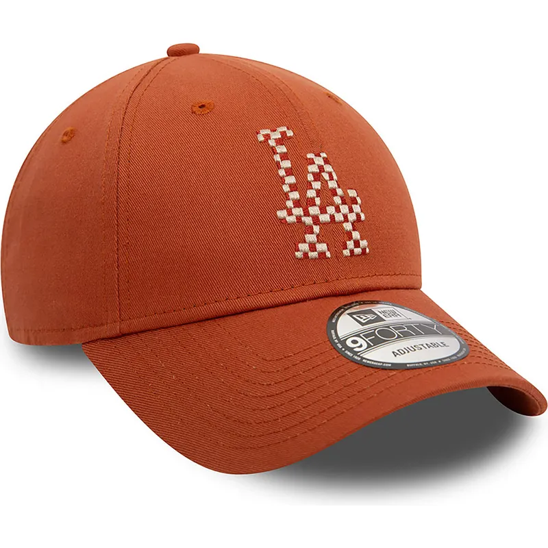 cepice-zaoblena-hneda-nastavitelny-9forty-seasonal-infill-los-angeles-dodgers-mlb-new-era