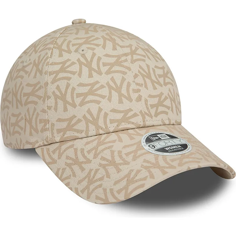 cepice-zaoblena-bezova-nastavitelny-9forty-monogram-new-york-yankees-mlb-new-era cepice-zaoblena-bezova-nastavitelny-9forty-monogram-new-york-yankees-mlb-new-era