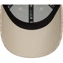 beige-justerbar-bojd-keps-for-kvinnor-9forty-monogram-av-new-york-yankees-mlb-fran-new-era
