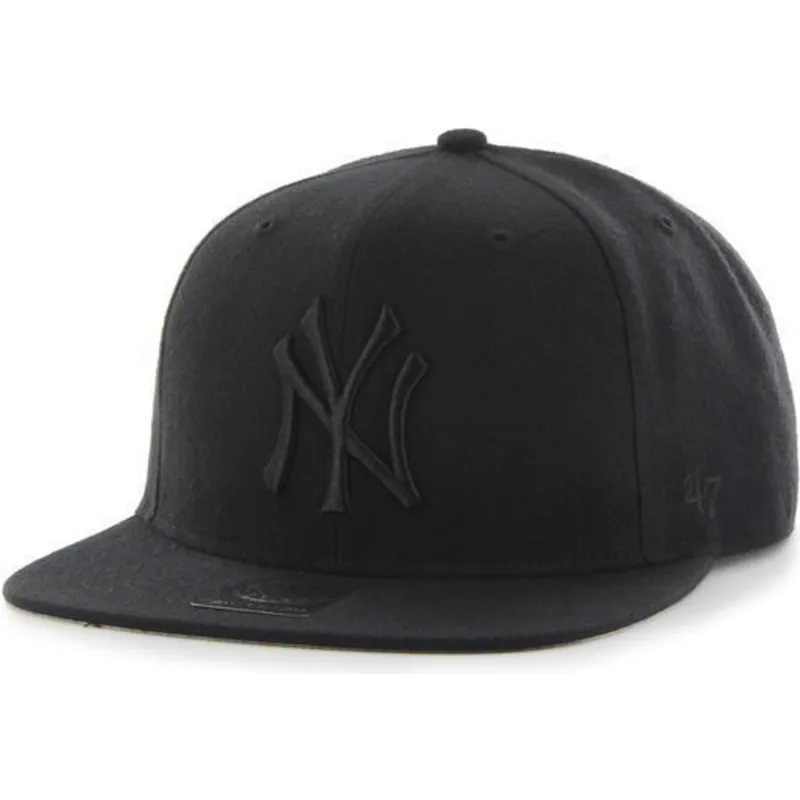 cepice-rovna-cerna-snapback-new-york-yankees-mlb-47-brand