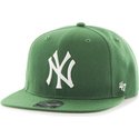 47-brand-flat-brim-new-york-yankees-mlb-sure-shot-snapback-cap-grun